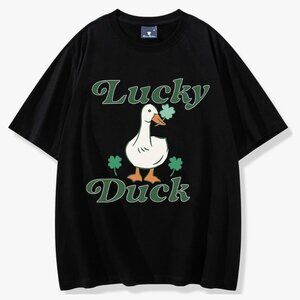 Lucky Duck T-Shirt Unisex Size XXL